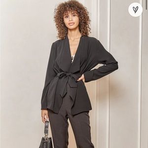 Recognition Black Belted Blazer